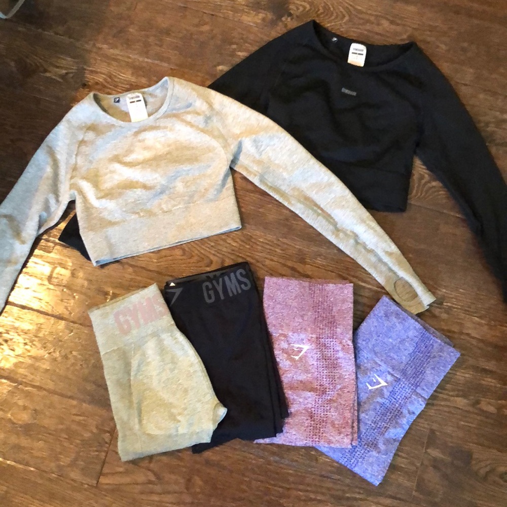 SOLDGymshark Leggings and Crop Tops Sizes XS-Small